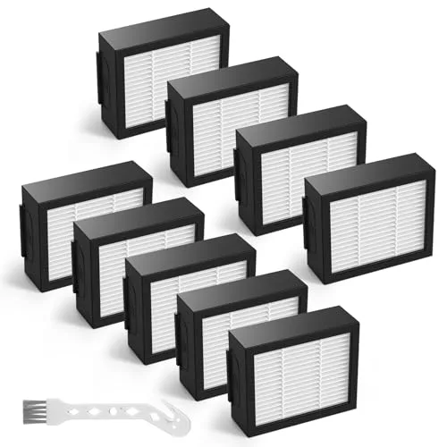 9-Pack Replacement HEPA Filter — iRobot Roomba e/i/j Series — i3, i4, i6, i7, i8, E5-E7