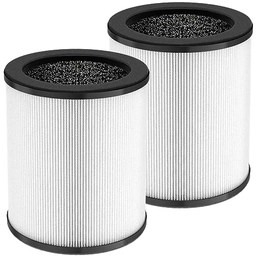 2-Pack 3-in-1 Replacement Filter — Druiap KJ80 Air Purifier (Not KJ150)