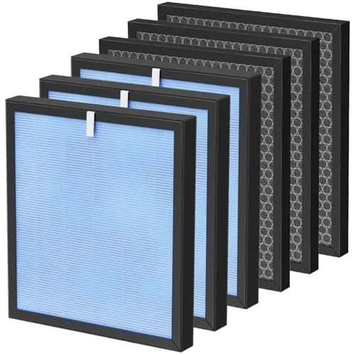 6-Pack Upgraded H13 HEPA Filter — HATHASPACE HSP001 Smart Air Purifier