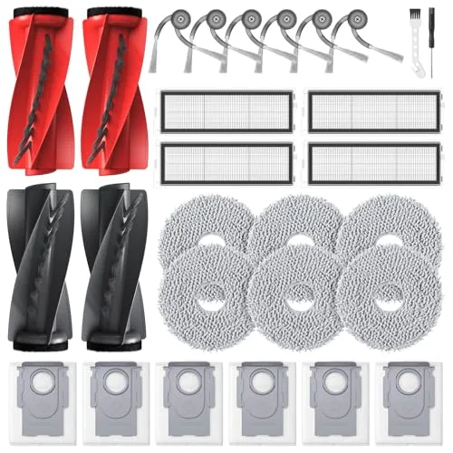 29-Piece Replacement Parts Kit — Roborock Qrevo S5V / Curv / Edge / Edge S5A / Curv S5X