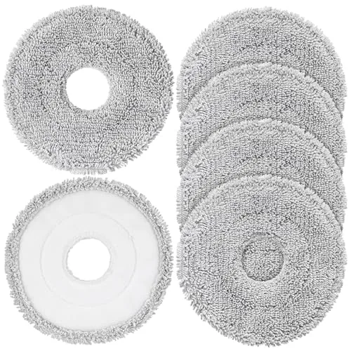 6-Pack Washable Mop Pads — Dreame L10S/L20/X40/L40/X50/L40S Ultra & MOVA P10/P50/V50