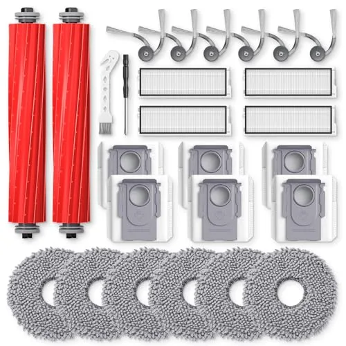 26-Piece Replacement Accessories — Roborock Qrevo S Pro / QV 35A / QV 35S
